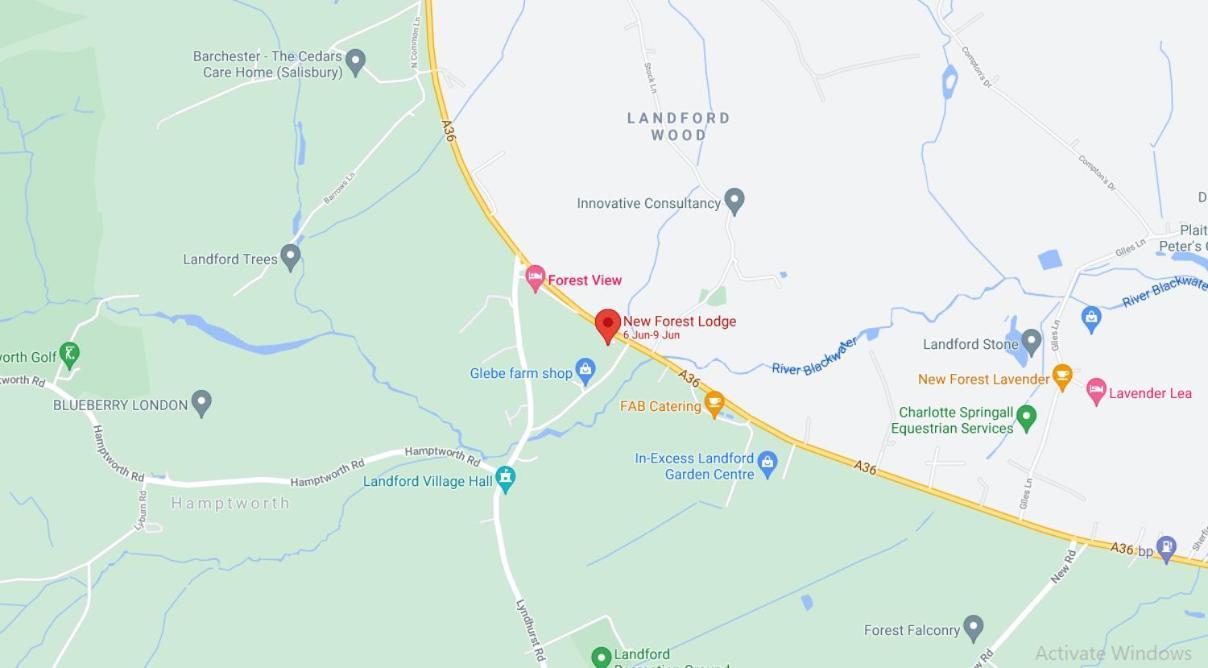 New Forest Lodge Landford Екстер'єр фото